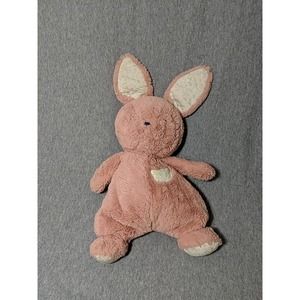 Baby Gund Oh So Snuggly Bunny Lapin Rabbit Pink Lovey Quilted Ears Plush Mauve
